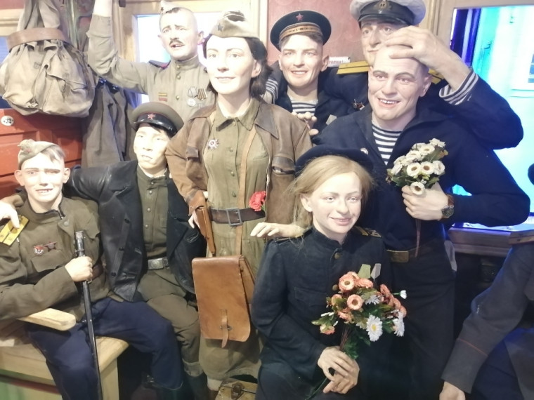 Уникальный передвижной музей "Поезд Победы".